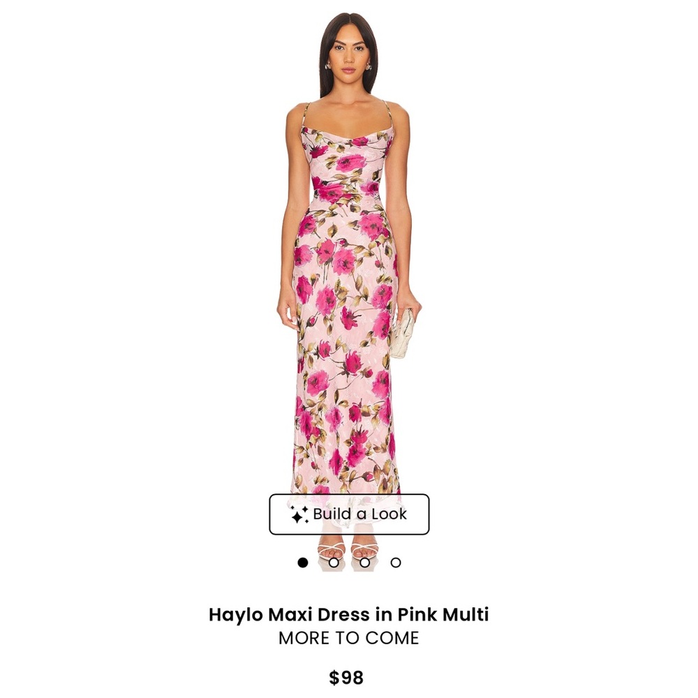 Floral Pink Maxi Dress